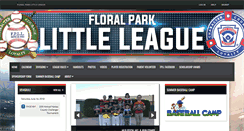 Desktop Screenshot of floralparklittleleague.com